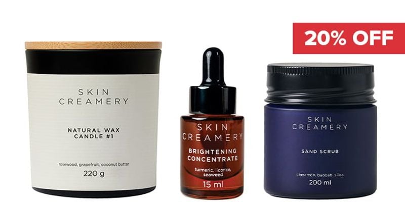 20% Off Skin Creamery Range Cover Image